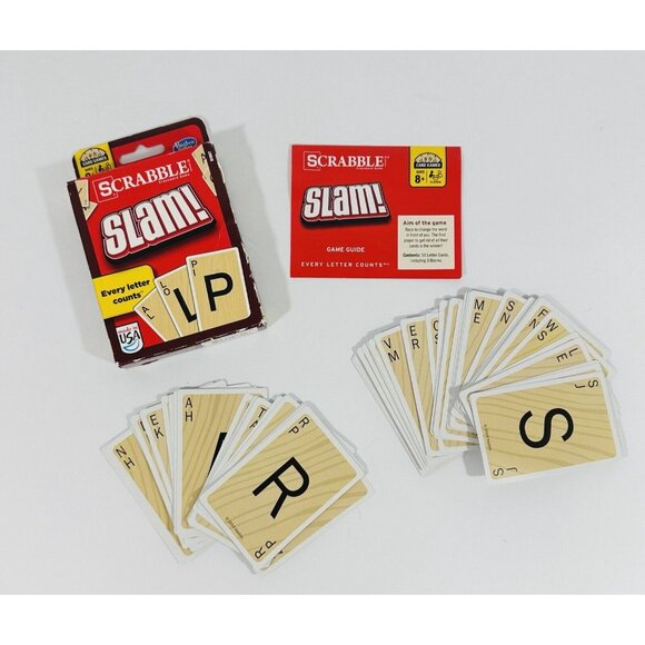 Scrabble Slam! Crossword Card Game Hasbro Gaming Family Night 2-4 players Fun - Picture 3 of 6